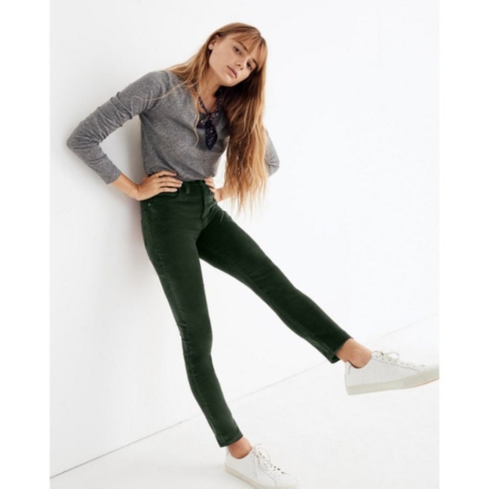 Madewell 10" High-Rise Skinny Jeans: Velvet